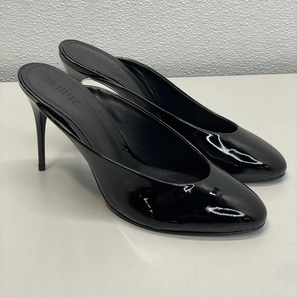 Schutz “Geraldine” Women’s Strapless Pumps – Black (Size 10B) - Picture 1 of 8